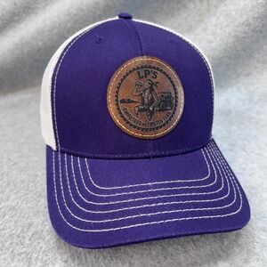 LPs Amputees and Twisted Teas Mens Purple OTTO Trucker Hat Snapback Patch OSFM